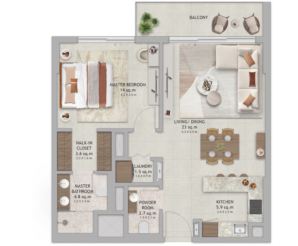 One-bedroom-floor-plan